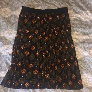 NWOT LulaRoe Jill pleated skirt 2XL